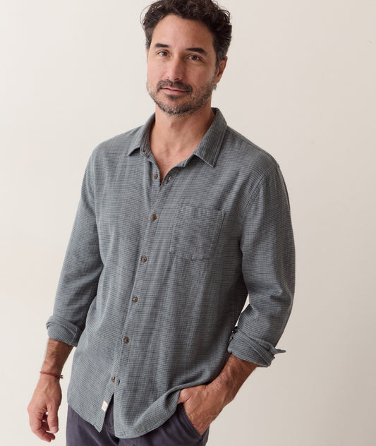 Stretch Selvage Long Sleeve Shirt
