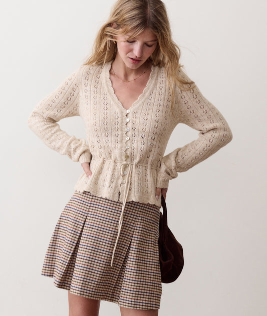 Sophie Pointelle Cardigan