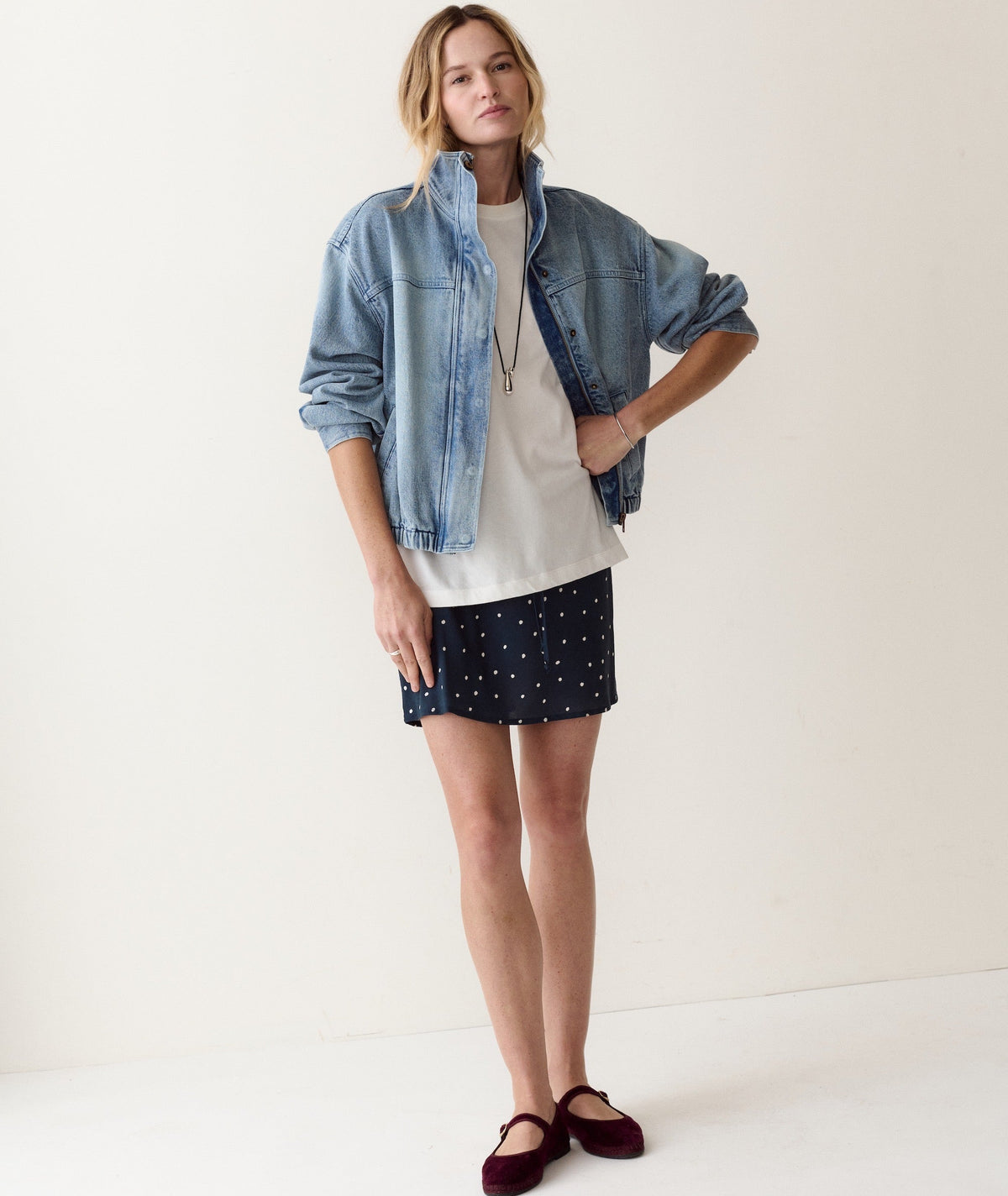 Lou Denim Bomber