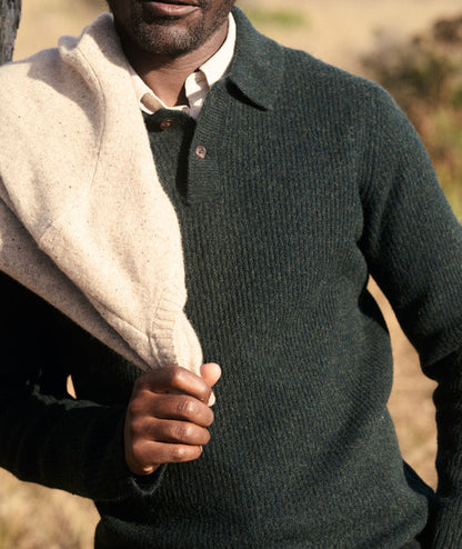 Coastal Merino Sweater Polo