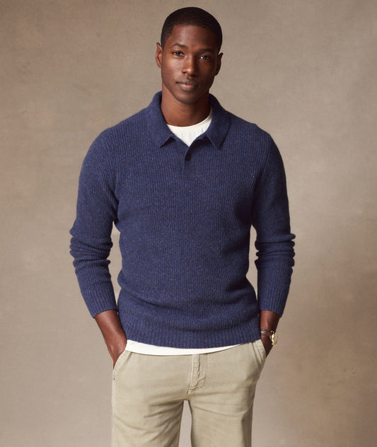 Coastal Merino Sweater Polo