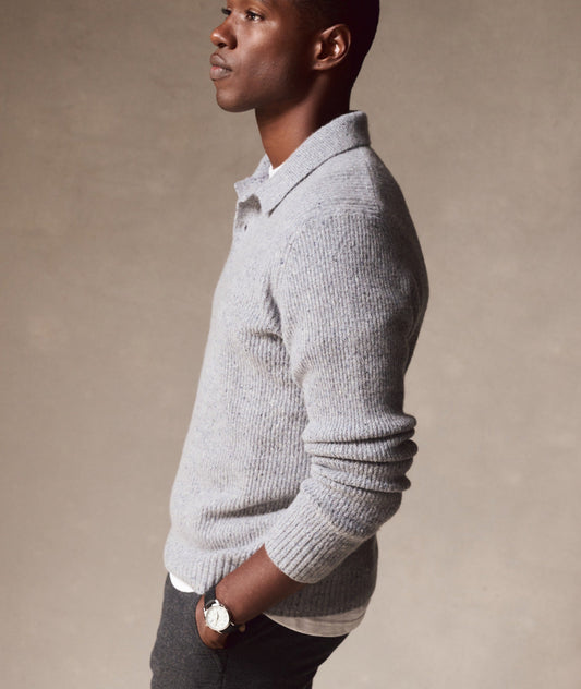 Coastal Merino Sweater Polo