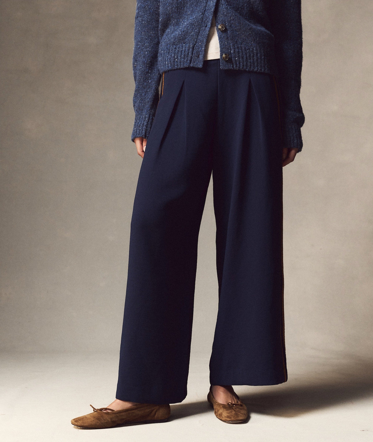 Allison Pleated Wide Leg Trouser