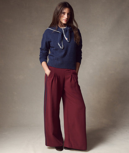 Allison Pleated Wide Leg Trouser