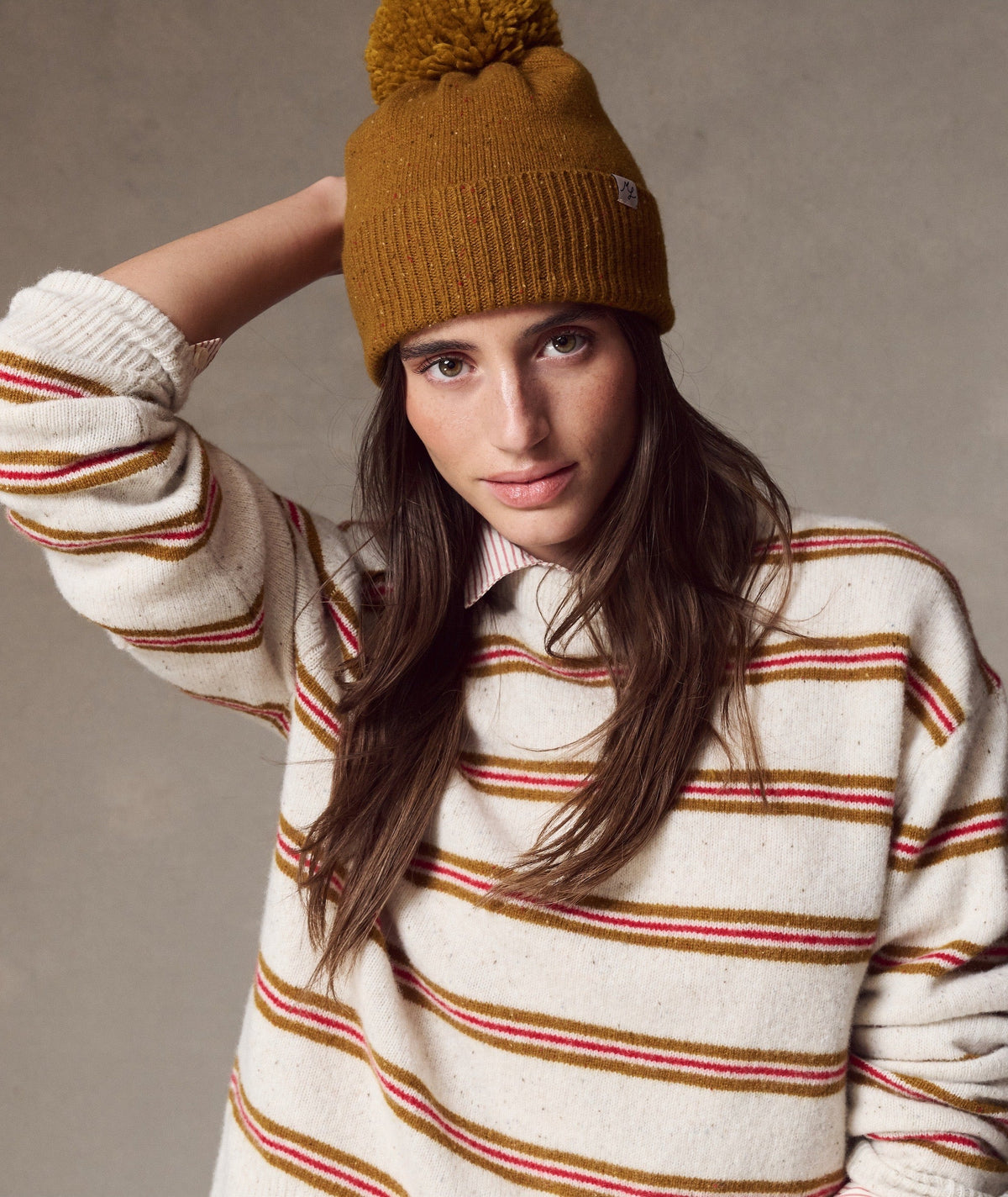 Coastal Merino Pom Beanie