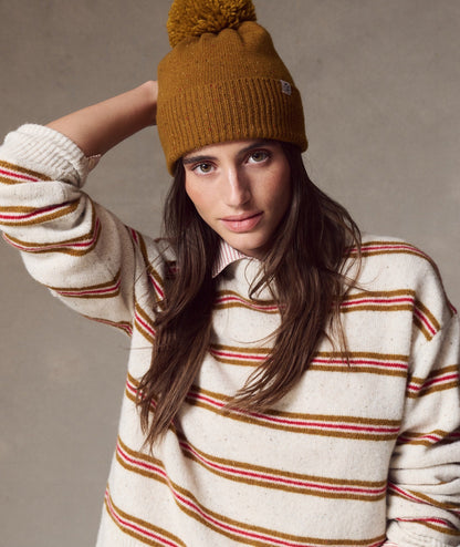 Coastal Merino Pom Beanie