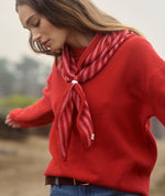 Coastal Merino Triangle Scarf