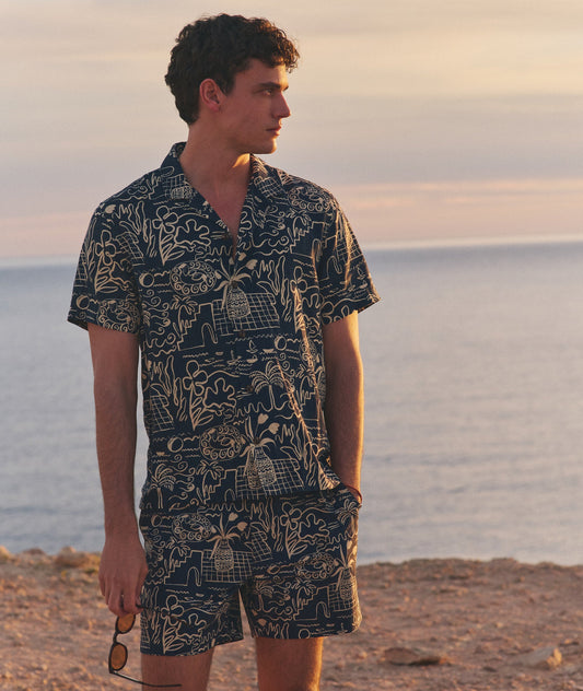 Pablo Tencel Linen Resort Shirt