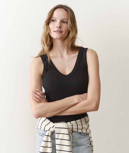 Lexi Rib V-Neck Tank